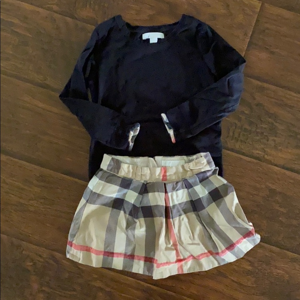 Burberry Kids Skirt Set